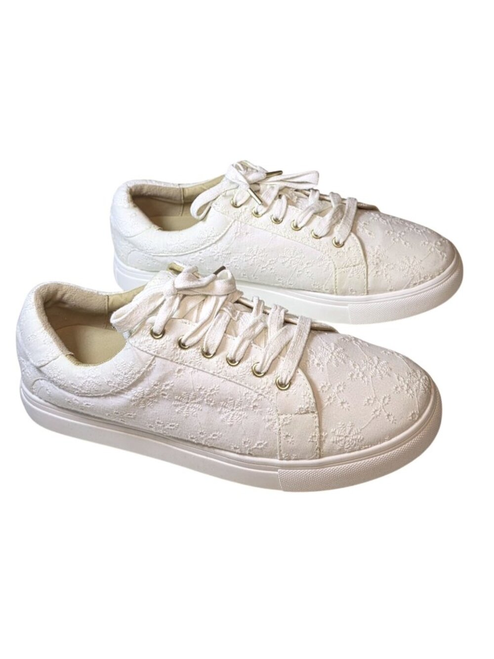 Loft Floral Eyelet Lace Everyday Sneakers (SKU#2124)